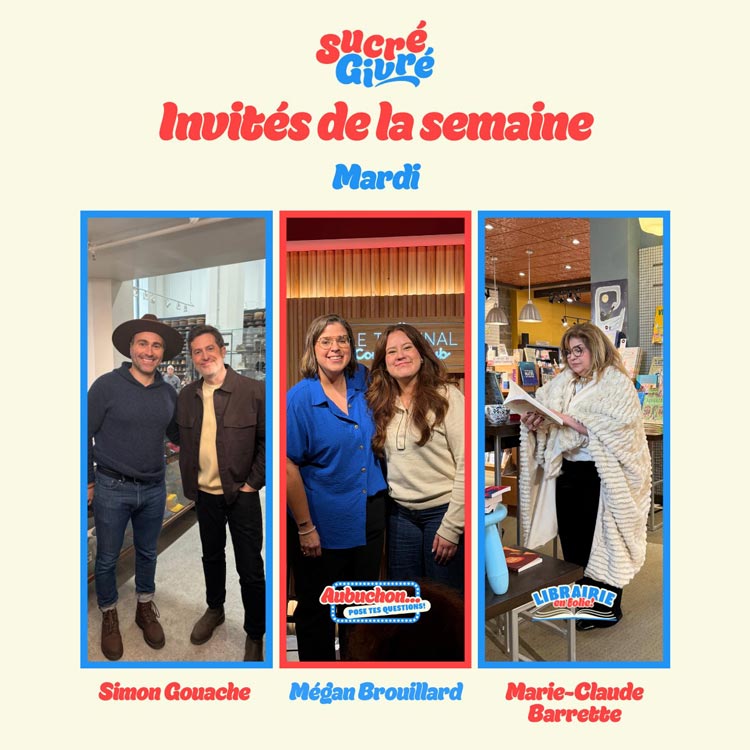 Marie‑Claude en librairie à Sucré Givré